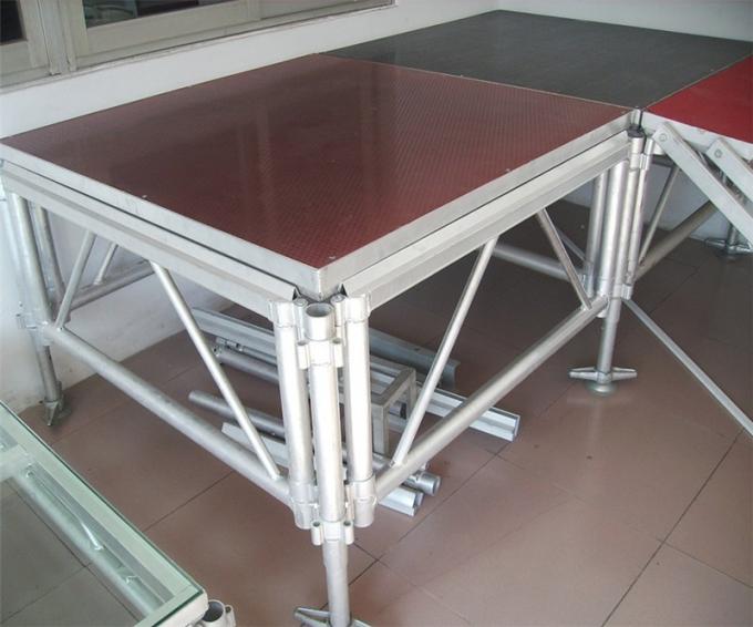 plataformas portáteis acrílicas de alumínio da fase de 18mm Thinckess com sistema e barraca do fardo