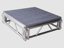 1.22*1.22m Outdoor Event Portable Stage / Silver Aluminum Plywood Stage